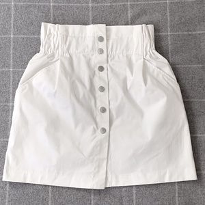 Zara trf white cotton skirt NWT - M